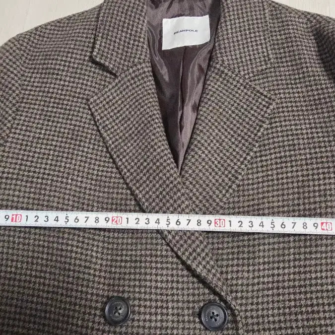 [BUNJANG] Beanpole Ladies Tweed Double Jacket Wool Blend / 빈폴 레이디스 트위드 더블 자켓 울 블랜드