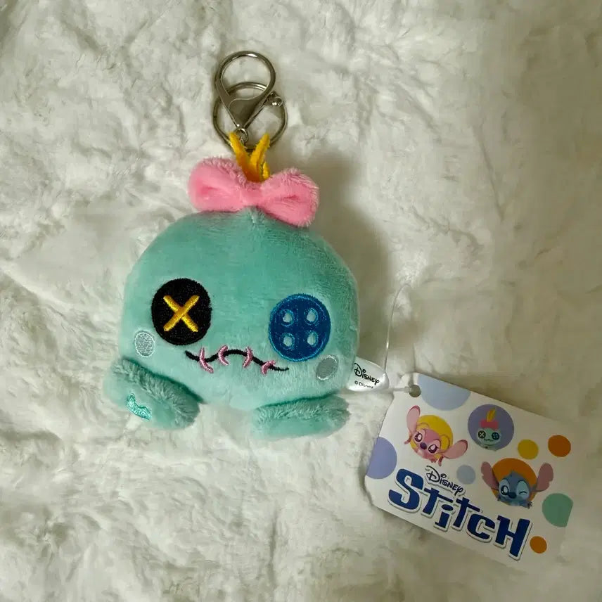 [BUNJANG] Disney Stitch Scrump Doll Keyring / 디즈니 스티치 스크럼프 인형 키링