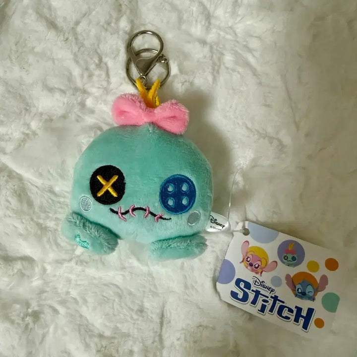[BUNJANG] Disney Stitch Scrump Doll Keyring / 디즈니 스티치 스크럼프 인형 키링