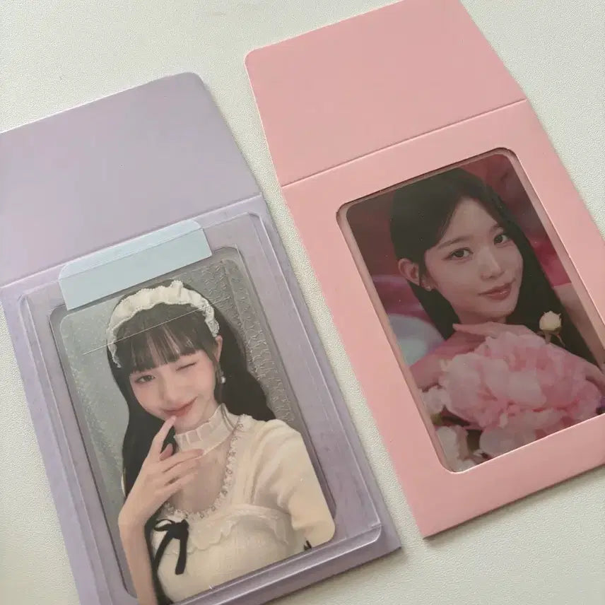 [SOLD OUT] [BUNJANG] Photocard Protective Case Sleeves Set / 포카포장 케이스 봉투+슬리브 50매