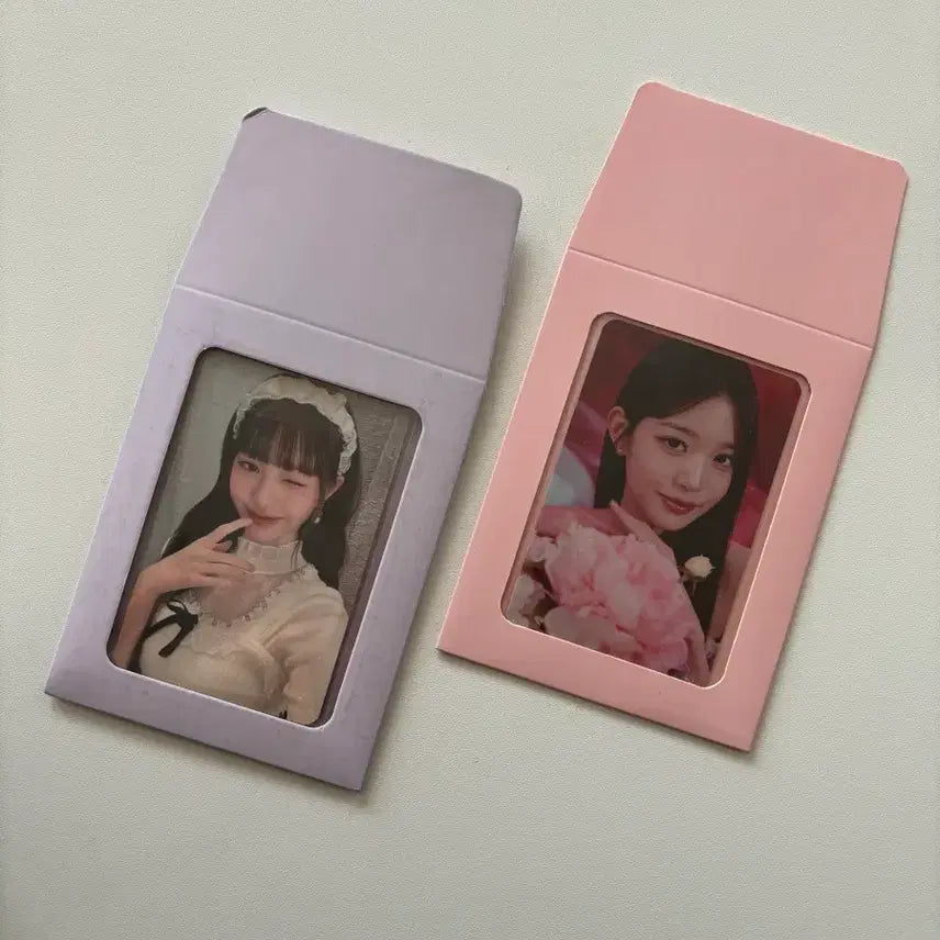 [SOLD OUT] [BUNJANG] Photocard Protective Case Sleeves Set / 포카포장 케이스 봉투+슬리브 50매