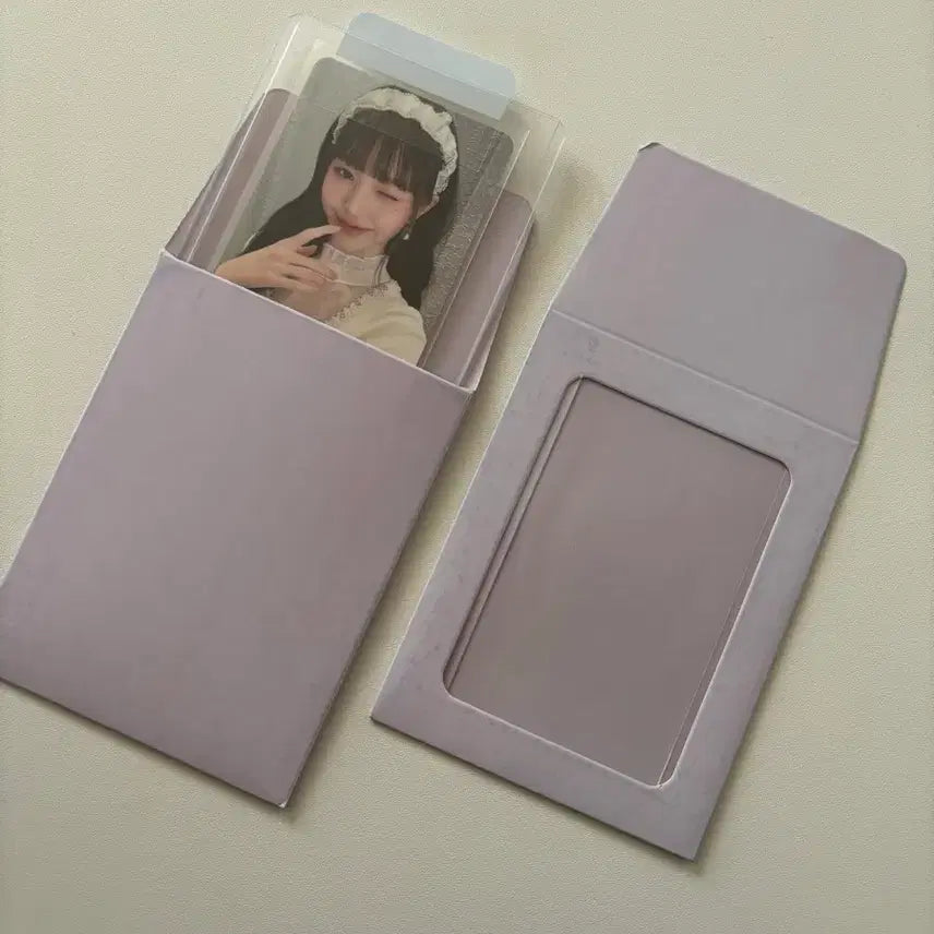 [SOLD OUT] [BUNJANG] Photocard Protective Case Sleeves Set / 포카포장 케이스 봉투+슬리브 50매