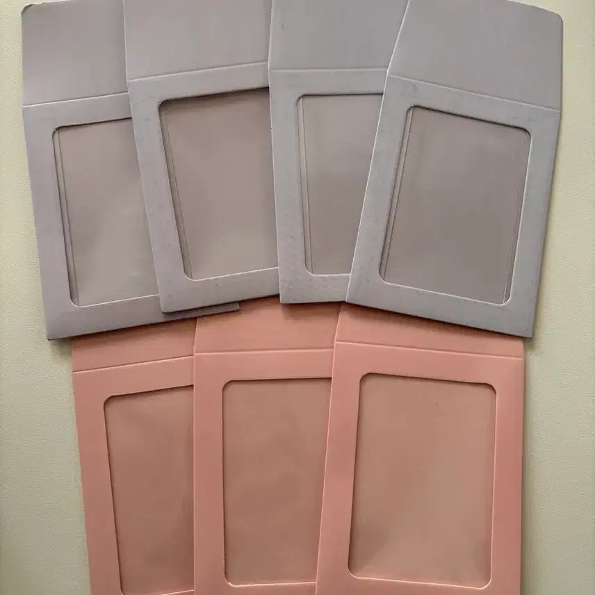 [SOLD OUT] [BUNJANG] Photocard Protective Case Sleeves Set / 포카포장 케이스 봉투+슬리브 50매