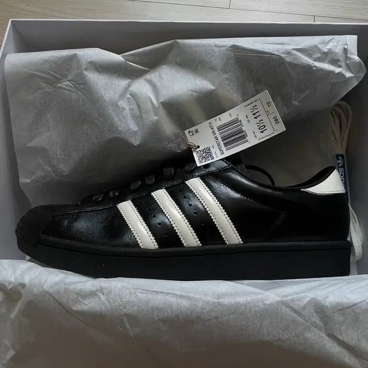 [BUNJANG] Adidas x Kith Superstar Vintage M.I.G. Black White Sneakers / 아디다스 x 키스 슈퍼스타 빈티지 미그 블랙 화이트