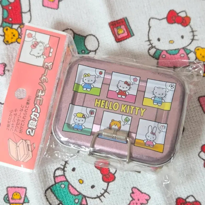 [BUNJANG] Classic Kitty Mini Tin Case / 고전키티 키티친구 미니 틴케이스 판매(가격고정)