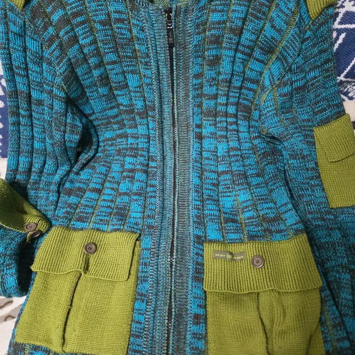 [BUNJANG] Vintage Style Knit Cardigan / 빈티지 스타일 포켓 니트 가디건