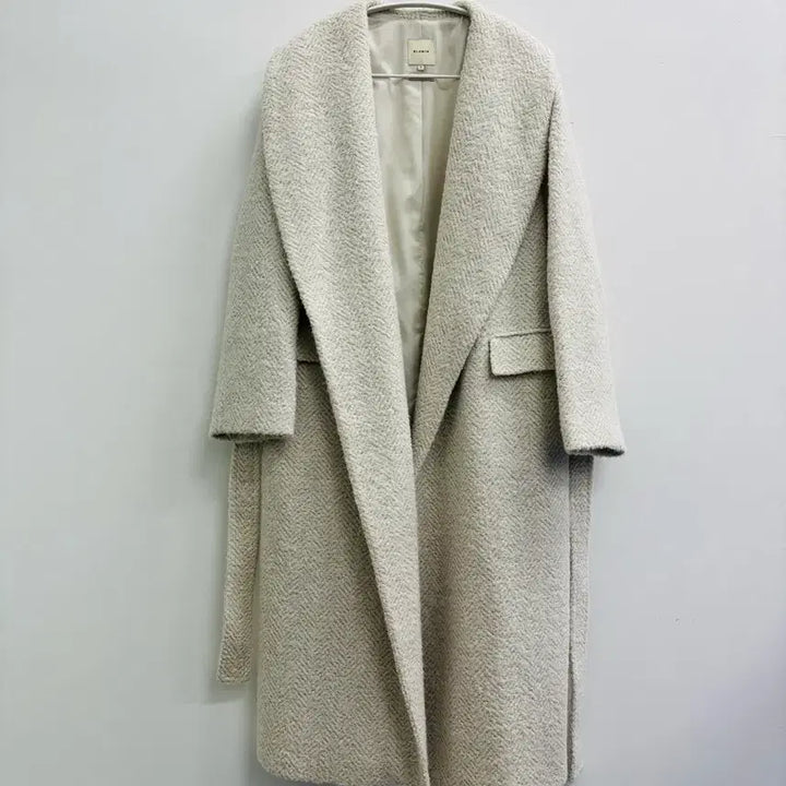 [BUNJANG] BLUMIN Herringbone Handmade Robe Coat / 블루민(BLUMIN) 해링본 꾸안꾸 핸드메이드 로브 코트