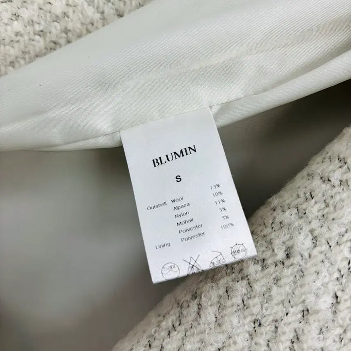 [BUNJANG] BLUMIN Herringbone Handmade Robe Coat / 블루민(BLUMIN) 해링본 꾸안꾸 핸드메이드 로브 코트
