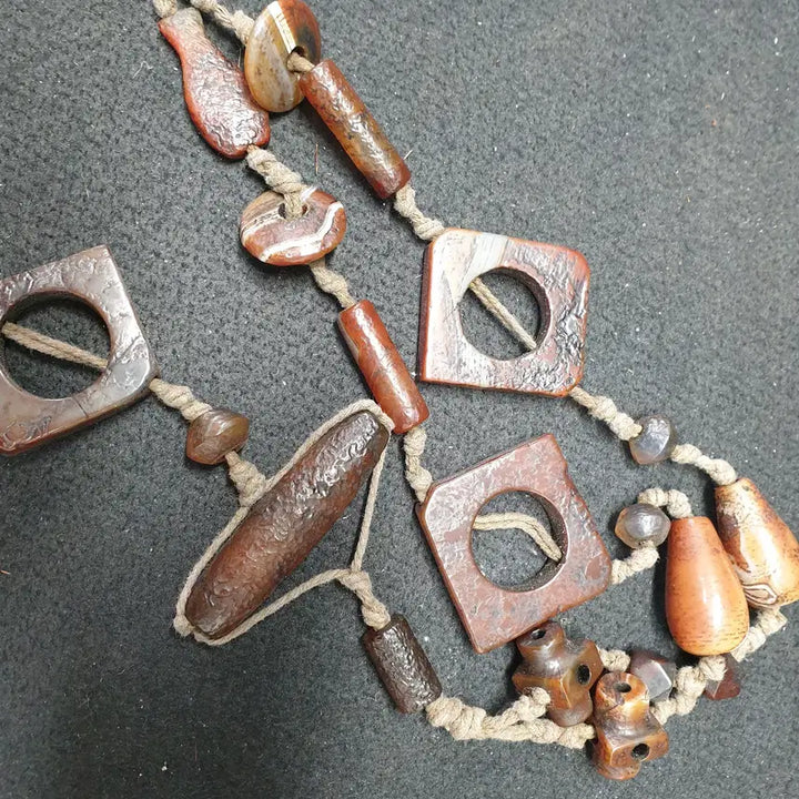 [BUNJANG] Unearthed Agate 60cm Prayer Beads / (수원만물)출토 마노 60센치 염주