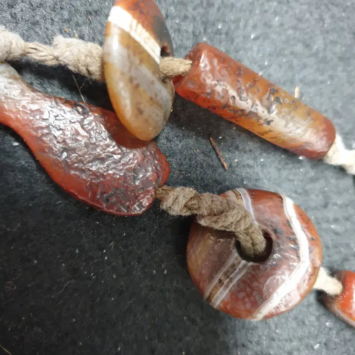 [BUNJANG] Unearthed Agate 60cm Prayer Beads / (수원만물)출토 마노 60센치 염주