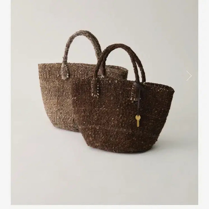 [BUNJANG] Urbanic30 Sisal Wool Basket Bag / 얼바닉30 사이잘 울 바스켓백 토프