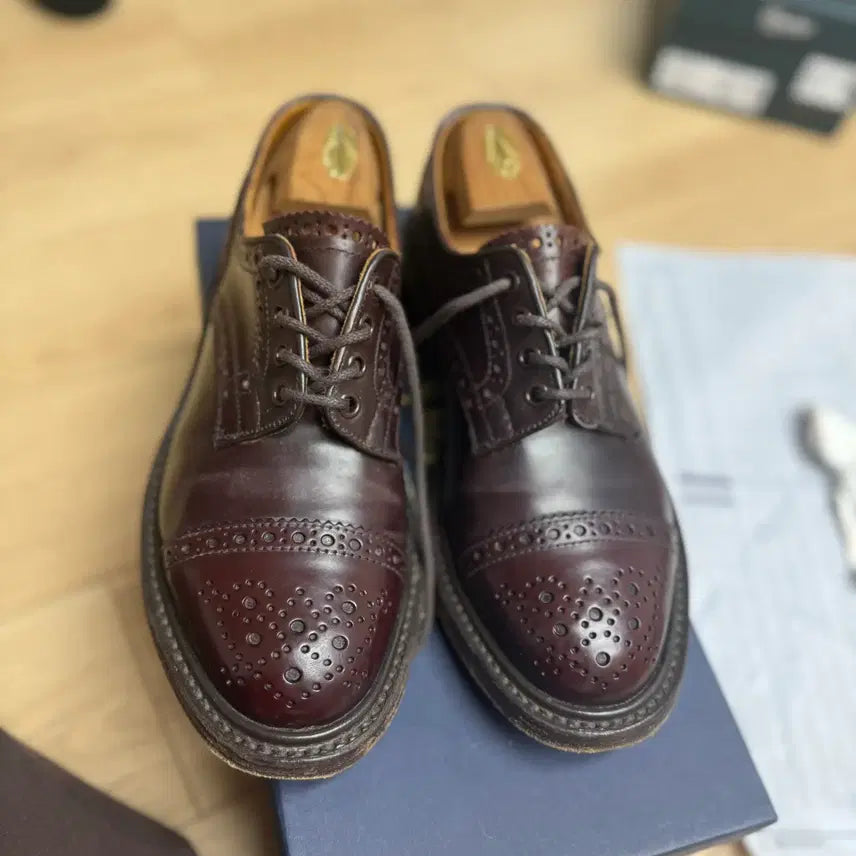 [BUNJANG] Tricker's Cordovan Derby UK7 Shoes / 트리커즈, 코도반 더비, UK7 size
