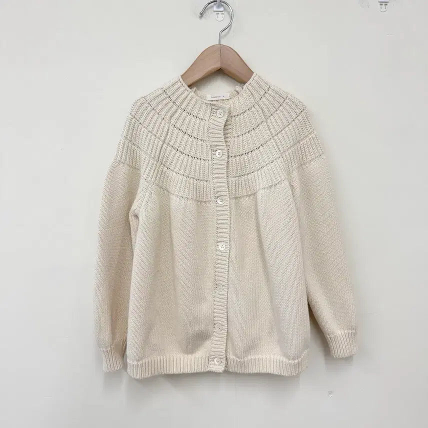 [BUNJANG] XL Circle Knit Cardigan / (110) 동그라미 니트 가디건 XL