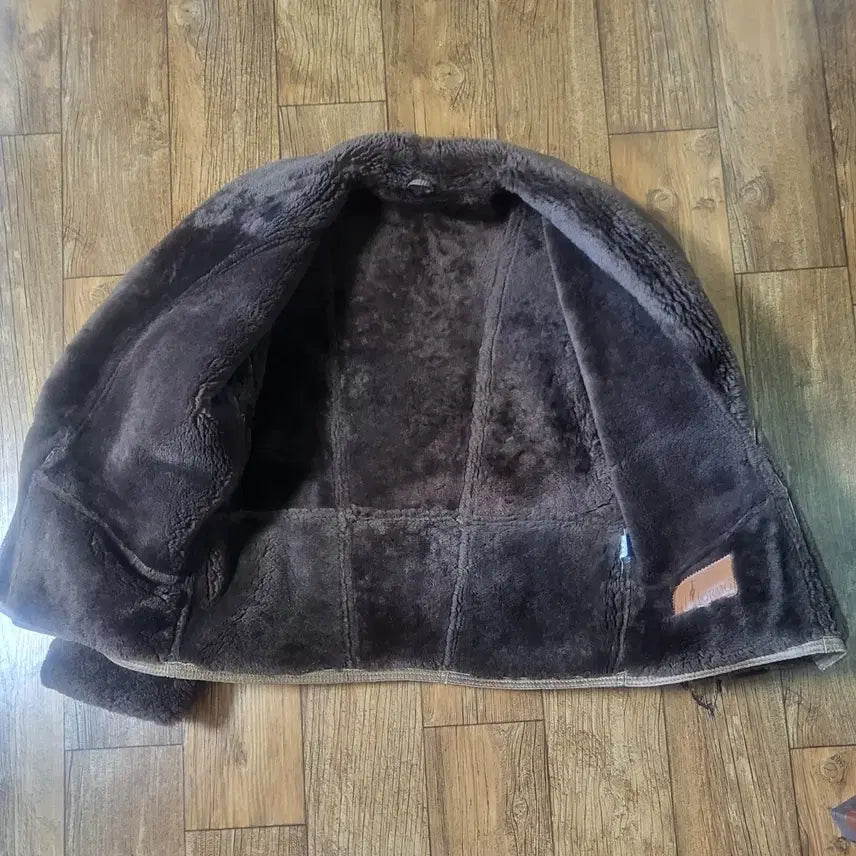 [BUNJANG] Del Formo Sheepskin Shearling Mouton Jacket Brown / 델포르모 양모피 양털 무스탕 자켓 브라운