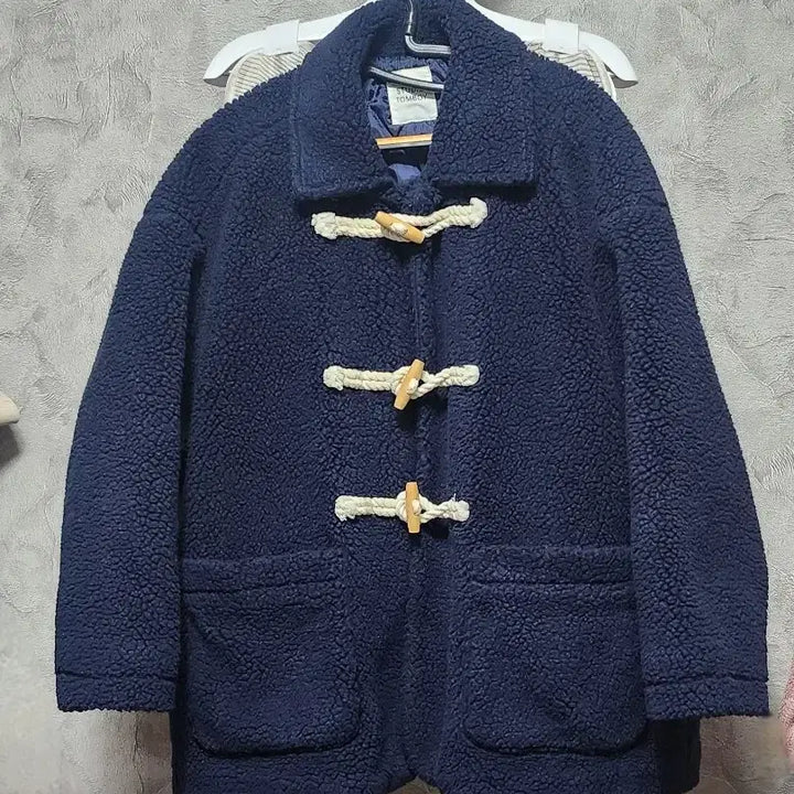 [BUNJANG] STUDIO TOMBOY Navy Duffle Coat / STUDIO TOMBOY 떡볶이 코트 네이비