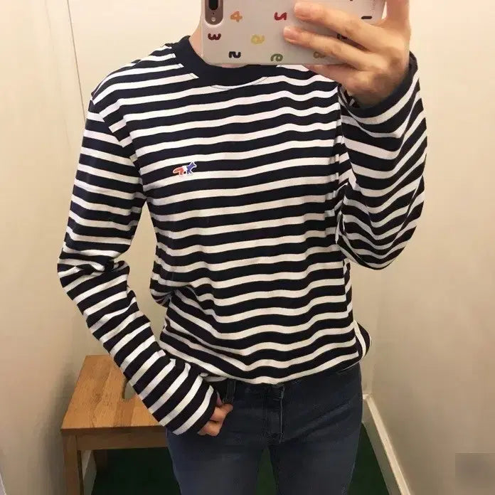 [BUNJANG] Maison Striped Long Sleeve / #새상품/정품(무료배송)메종 남녀공용 스트라이프 긴팔판매합니다~