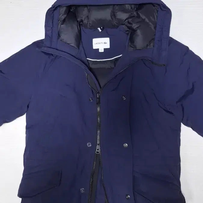 [BUNJANG] Lacoste Hooded Down Padded Jacket (FR 50/US M) / 라코스테 후디 다운 패딩 100/FR 50 매장판