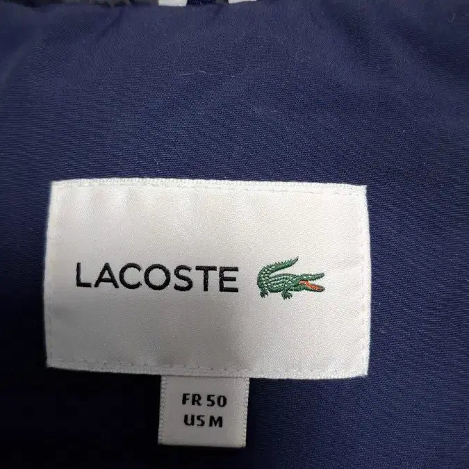 [BUNJANG] Lacoste Hooded Down Padded Jacket (FR 50/US M) / 라코스테 후디 다운 패딩 100/FR 50 매장판
