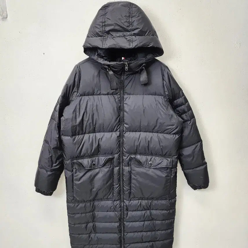 [BUNJANG] Tommy Hilfiger Long Black Padded Jacket / 타미힐피거 블랙 롱 패딩