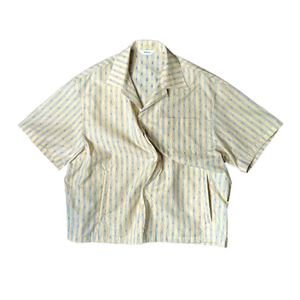 [BUNJANG] Nohnod Vacation Shirt Yellow Stripe / [1] 논노드 베케이션 셔츠 옐로우 스트라이프