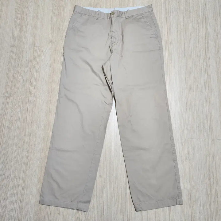 [BUNJANG] Lacoste Men's Beige Chino Pants / 라코스테 남성 베이지 치노 팬츠