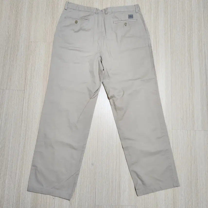 [BUNJANG] Lacoste Men's Beige Chino Pants / 라코스테 남성 베이지 치노 팬츠