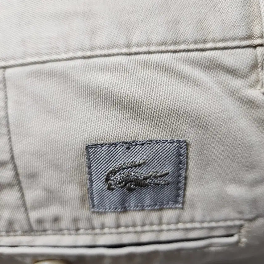 [BUNJANG] Lacoste Men's Beige Chino Pants / 라코스테 남성 베이지 치노 팬츠