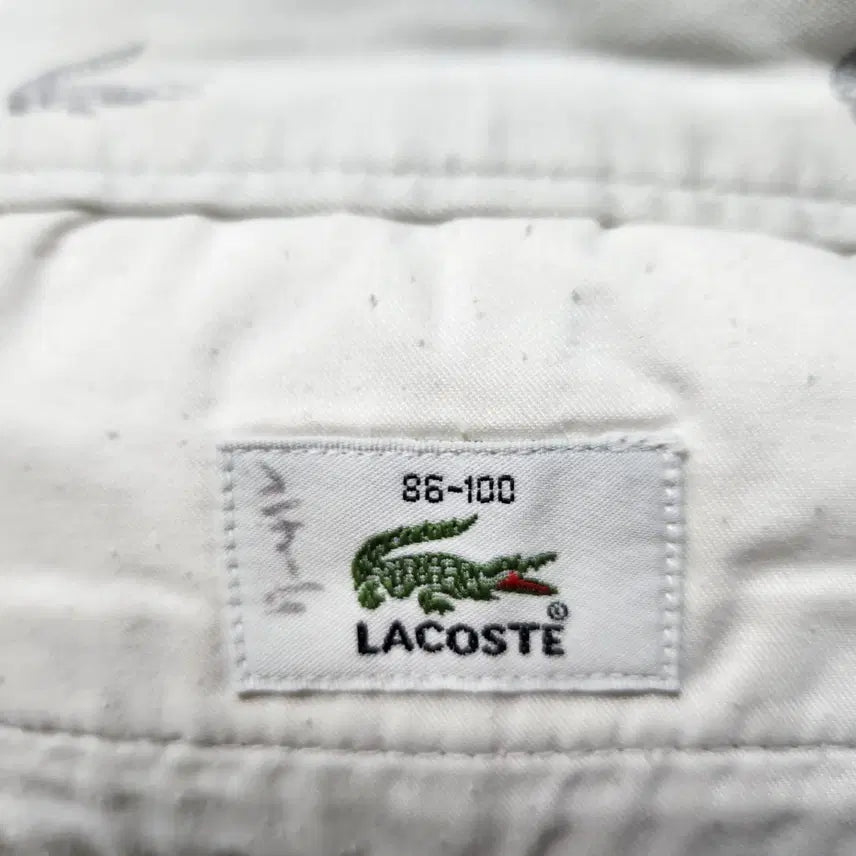 [BUNJANG] Lacoste Men's Beige Chino Pants / 라코스테 남성 베이지 치노 팬츠