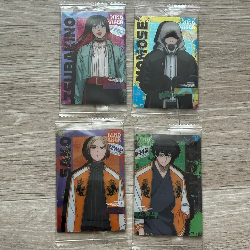 [BUNJANG] Wind Breaker Wafer Card Bundle Set / 윈드브레이커 웨하스 카드