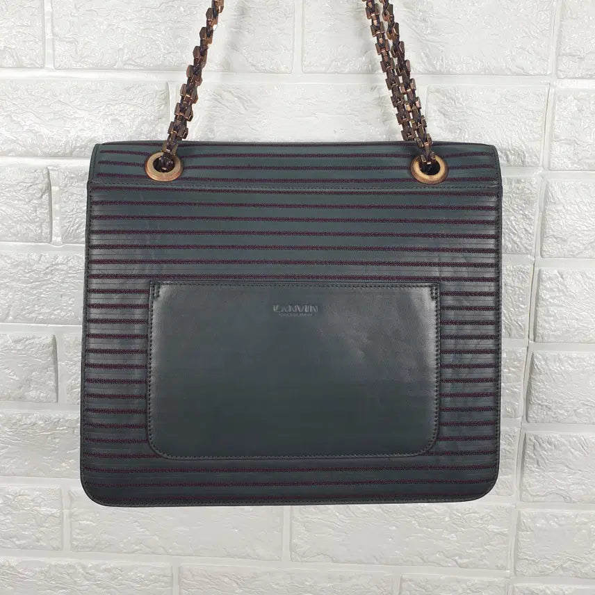 [BUNJANG] Lanvin Chain Shoulder Tote Bag / 랑방 체인 숄더백 토트백