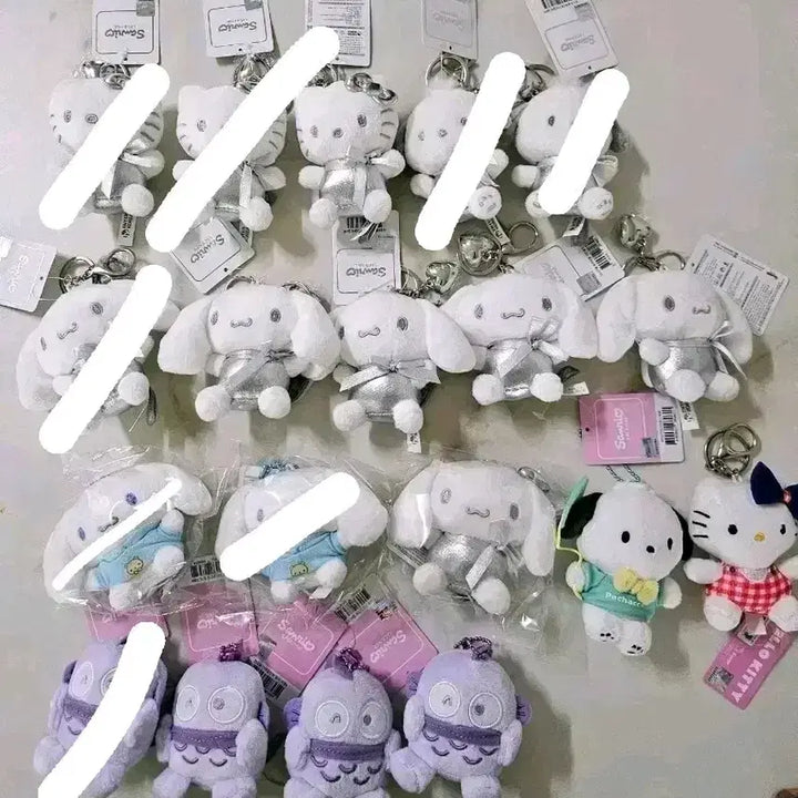 [BUNJANG] Sanrio Keychain Set / 산리오 키티 포차코 시나모롤 한교동 키링