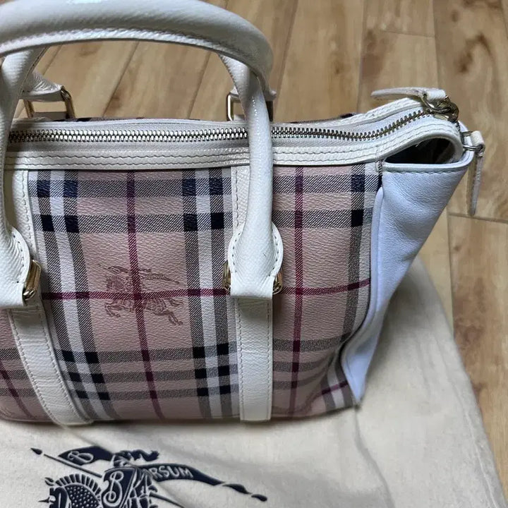 [BUNJANG] Burberry Check Tote Bag / 버버리 체크 토트백 + 더스트백