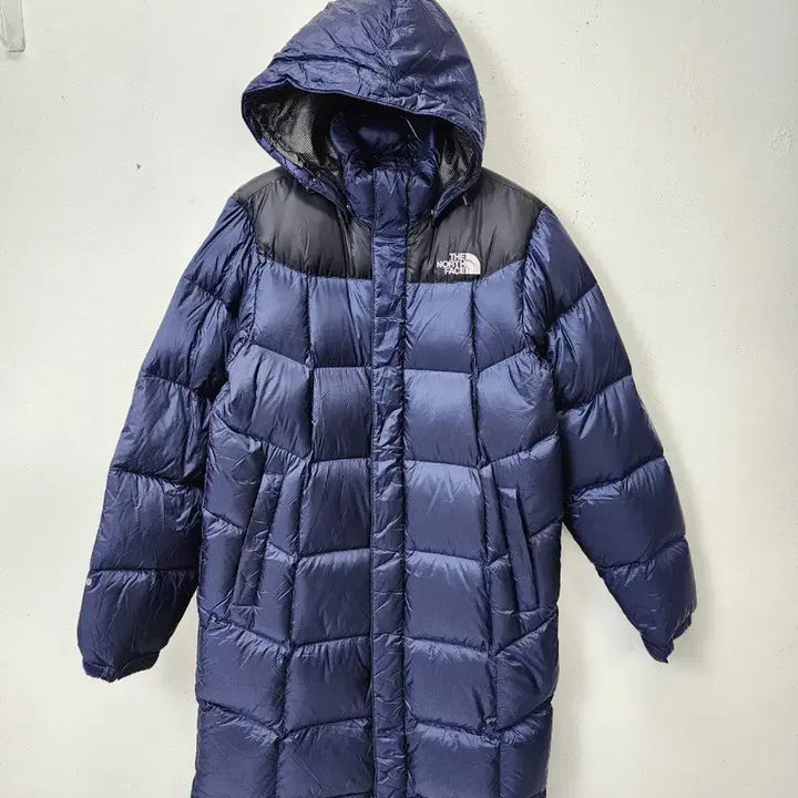 [BUNJANG] The North Face Navy Nuptse Long Down Jacket / 노스페이스 네이비 눕시 롱패딩