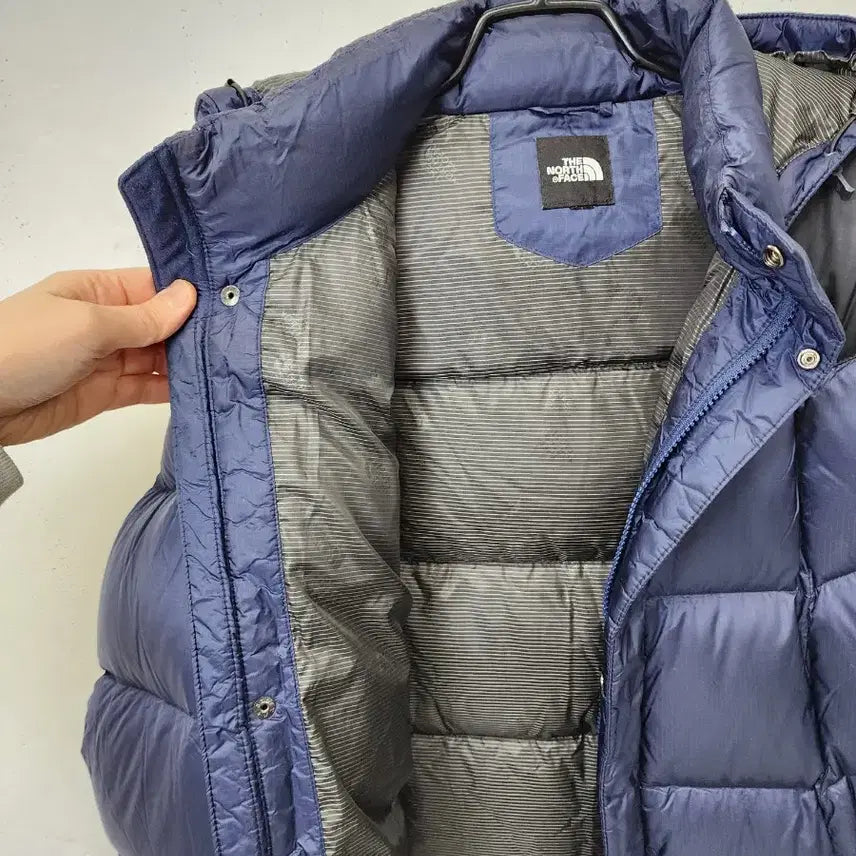 [BUNJANG] The North Face Navy Nuptse Long Down Jacket / 노스페이스 네이비 눕시 롱패딩