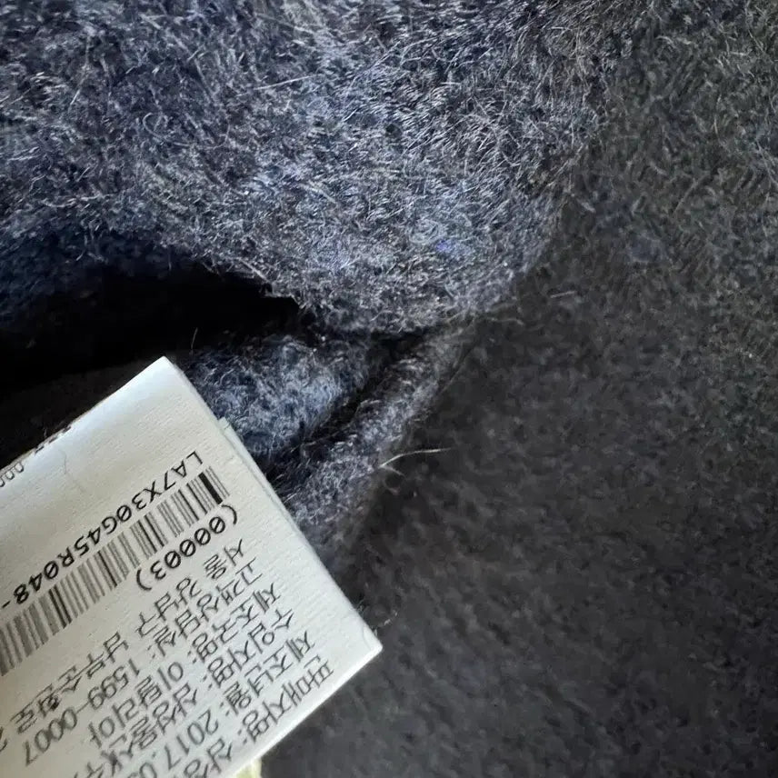 [SOLD OUT] [Lansmere] 란스미어 헤링본 더블 코트 네이비 048