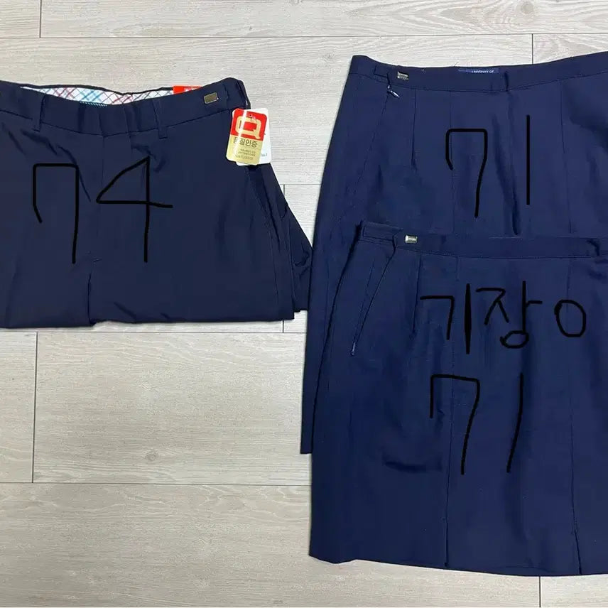 [BUNJANG] Dangha Middle School Summer Uniform Skirt and Pants / 당하중 하복 치마 바지