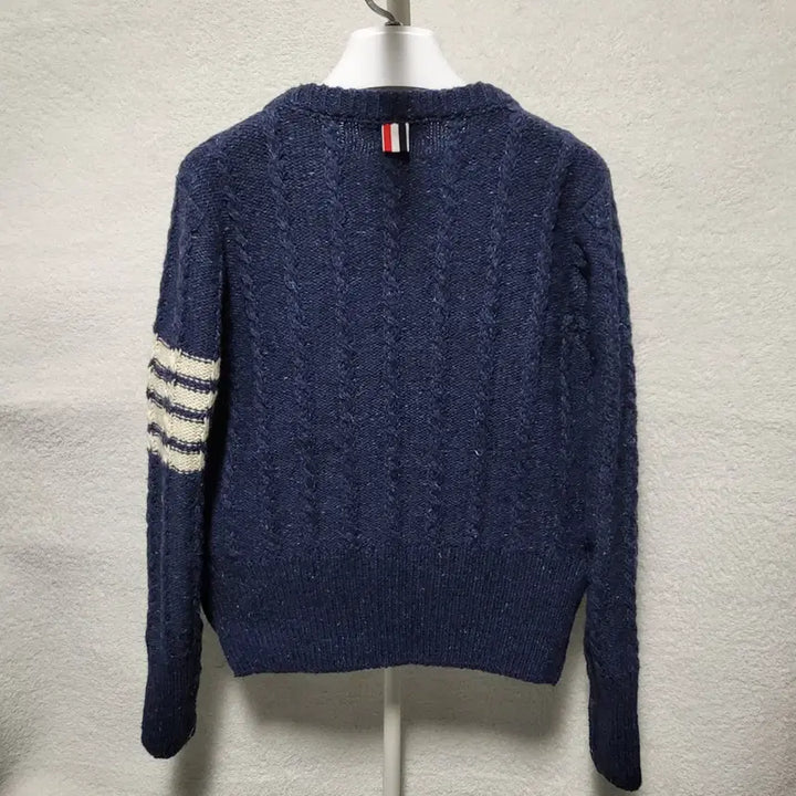 [BUNJANG] Thom Browne Donegal Cable Knit Sweater / [신형] 2 / 톰브라운 사선완장 도네갈 케이블 니트