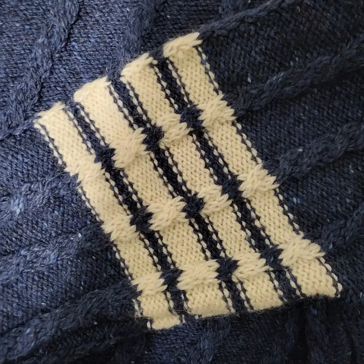 [BUNJANG] Thom Browne Donegal Cable Knit Sweater / [신형] 2 / 톰브라운 사선완장 도네갈 케이블 니트