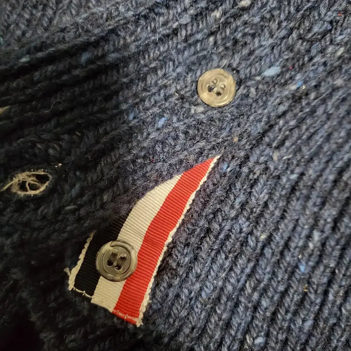 [BUNJANG] Thom Browne Donegal Cable Knit Sweater / [신형] 2 / 톰브라운 사선완장 도네갈 케이블 니트