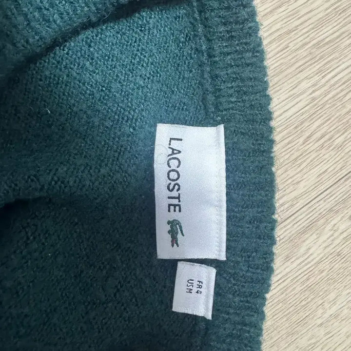 [BUNJANG] Lacoste Green Cardigan / 반택포) 라코스테 초록색 가디건