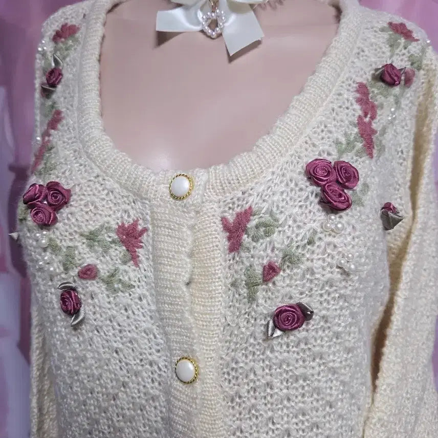 [BUNJANG] X:in's Farm Mori Girl Lace Cardigan / 새상품 엑시즈팜 모리걸 레이스 가디건