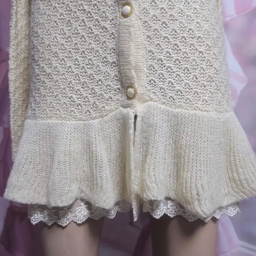 [BUNJANG] X:in's Farm Mori Girl Lace Cardigan / 새상품 엑시즈팜 모리걸 레이스 가디건