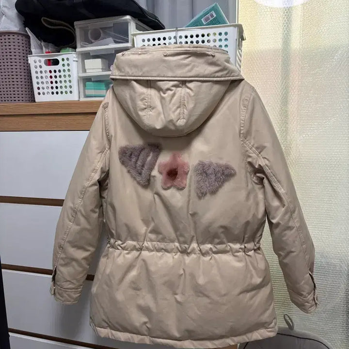 [BUNJANG] Merry Merry More Beige Padded Jacket / 메리메리모 패딩 여성 자켓 (66반까지추천)