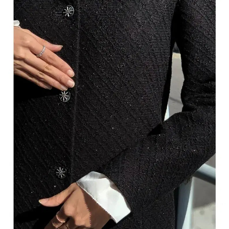 [BUNJANG] Blanchet Starburst Tweed Jacket / 블랑쇼 스타버스트 트위드 코트 자켓 s