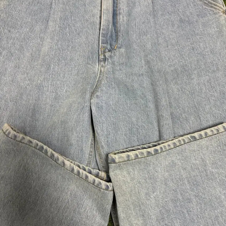 [BUNJANG] Youth Wide Two-Tuck Denim Pants / 유스 와이드 투턱 데님 팬츠