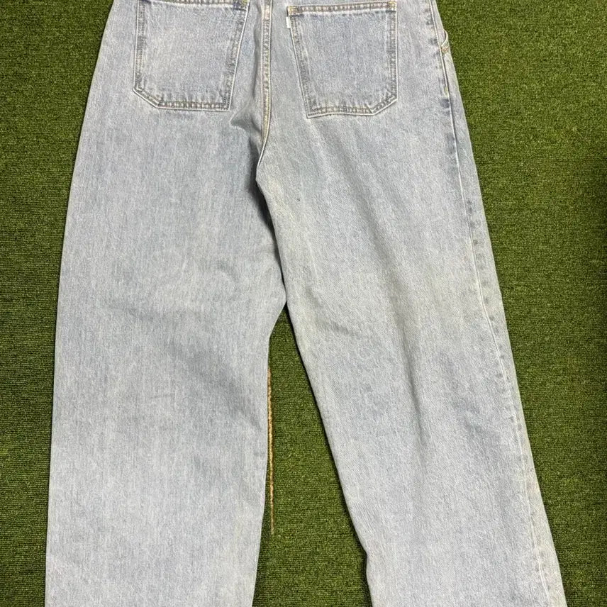 [BUNJANG] Youth Wide Two-Tuck Denim Pants / 유스 와이드 투턱 데님 팬츠