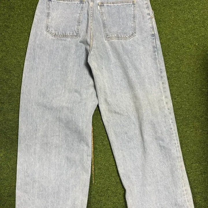 [BUNJANG] Youth Wide Two-Tuck Denim Pants / 유스 와이드 투턱 데님 팬츠