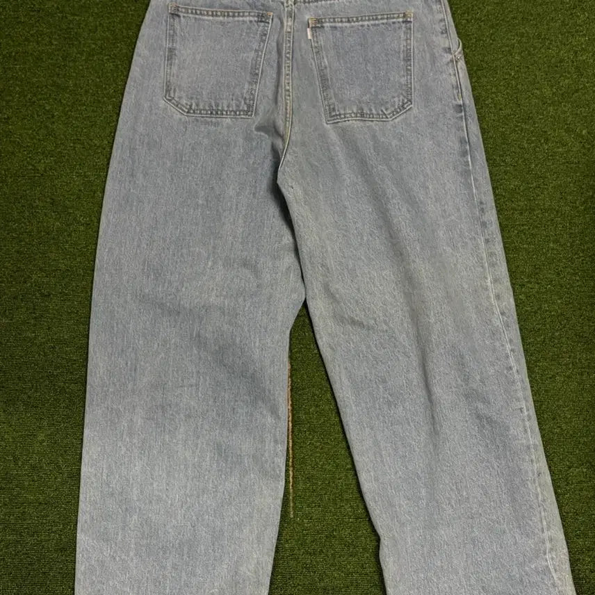 [BUNJANG] Youth Wide Two-Tuck Denim Pants / 유스 와이드 투턱 데님 팬츠