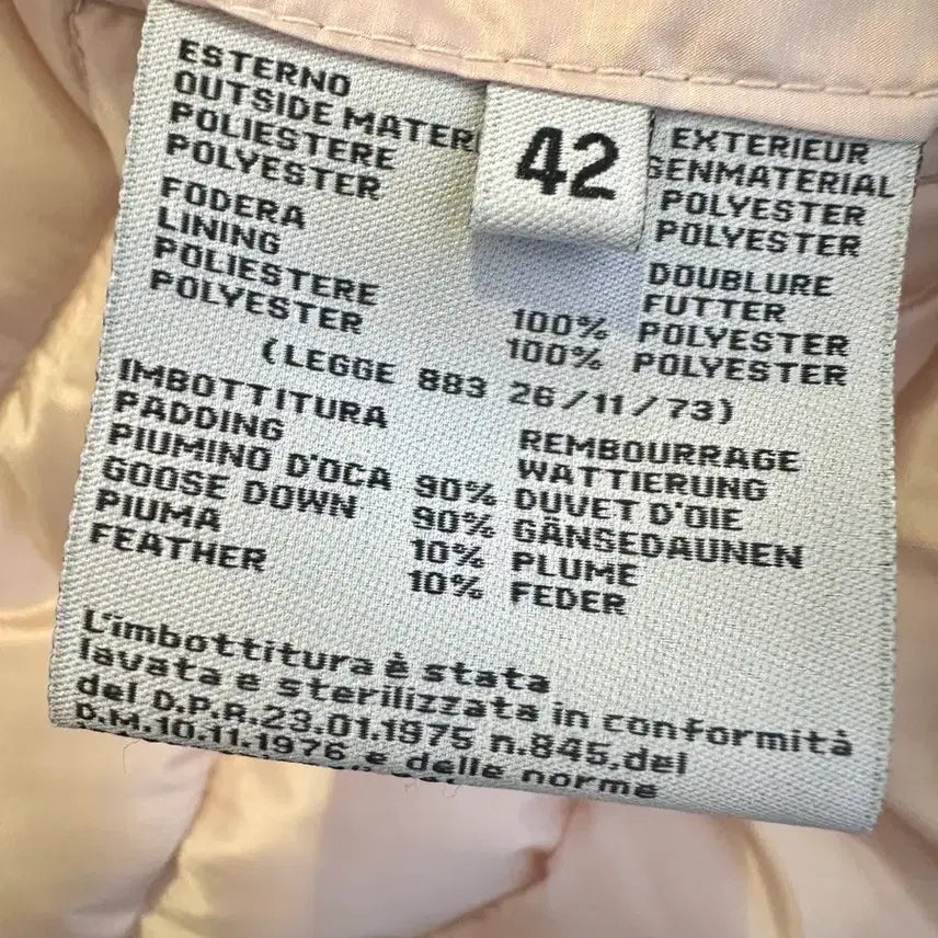 [BUNJANG] Pessimico Goose Down Lightweight Padded Jacket / 66~77) 페세리코 구스다운 경량 패딩 자켓 판매합니다!