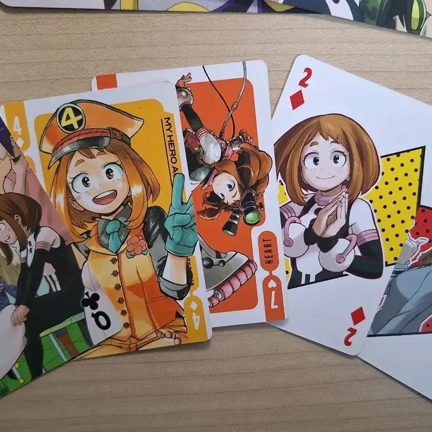 [BUNJANG] Uraraka Ochaco Trump Card Set / 우라라카 오차코 트럼프 카드 세트